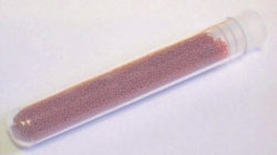 Glaskügelchen fein 0,5 mm ( +/- 0,1 mm ), bordeaux,  7,5 gr